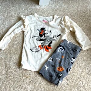 Disney Junior Minnie Mouse Halloween Sequined Outfit Girls 2T
